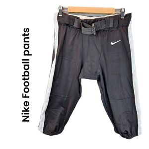 Nike Team Mens Vapor Pro Vented Football Varsity Pants Sz L Stretch Waist Adj